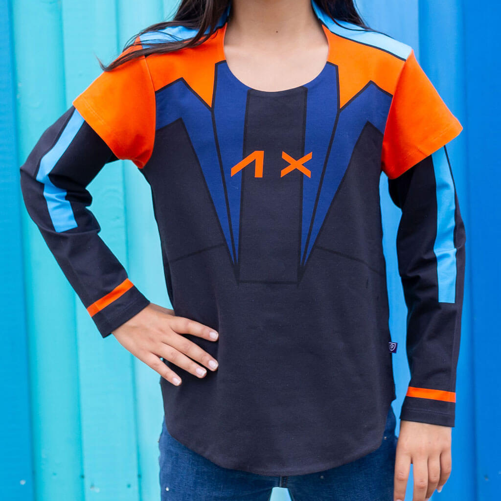 Artemis Astronaut Double Sleeve Tunic Shirt