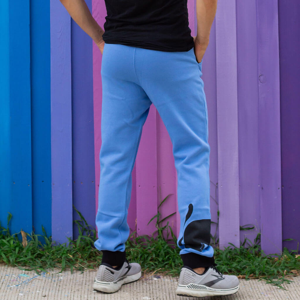 Adult Cat and Yarn Fuzzy Fleece Joggers with Pockets