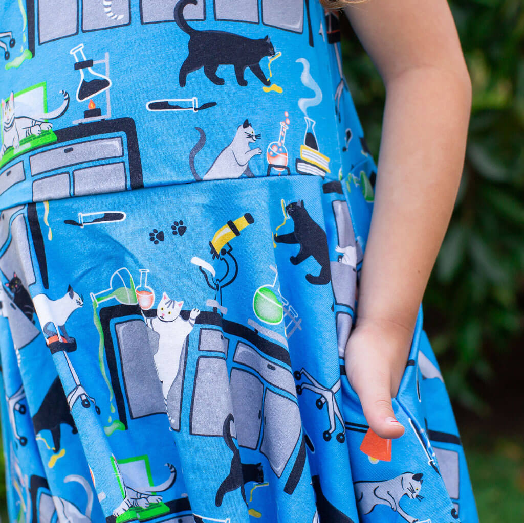 "CATalyst" Lab Disasters Super Twirler Dress with Pockets
