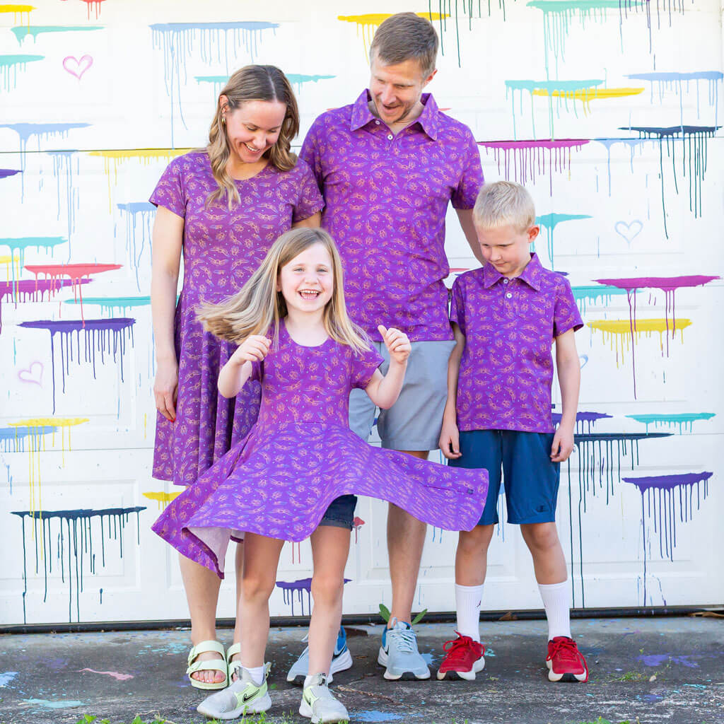 "Emergence" Cicadas Super Twirler Dress with Pockets