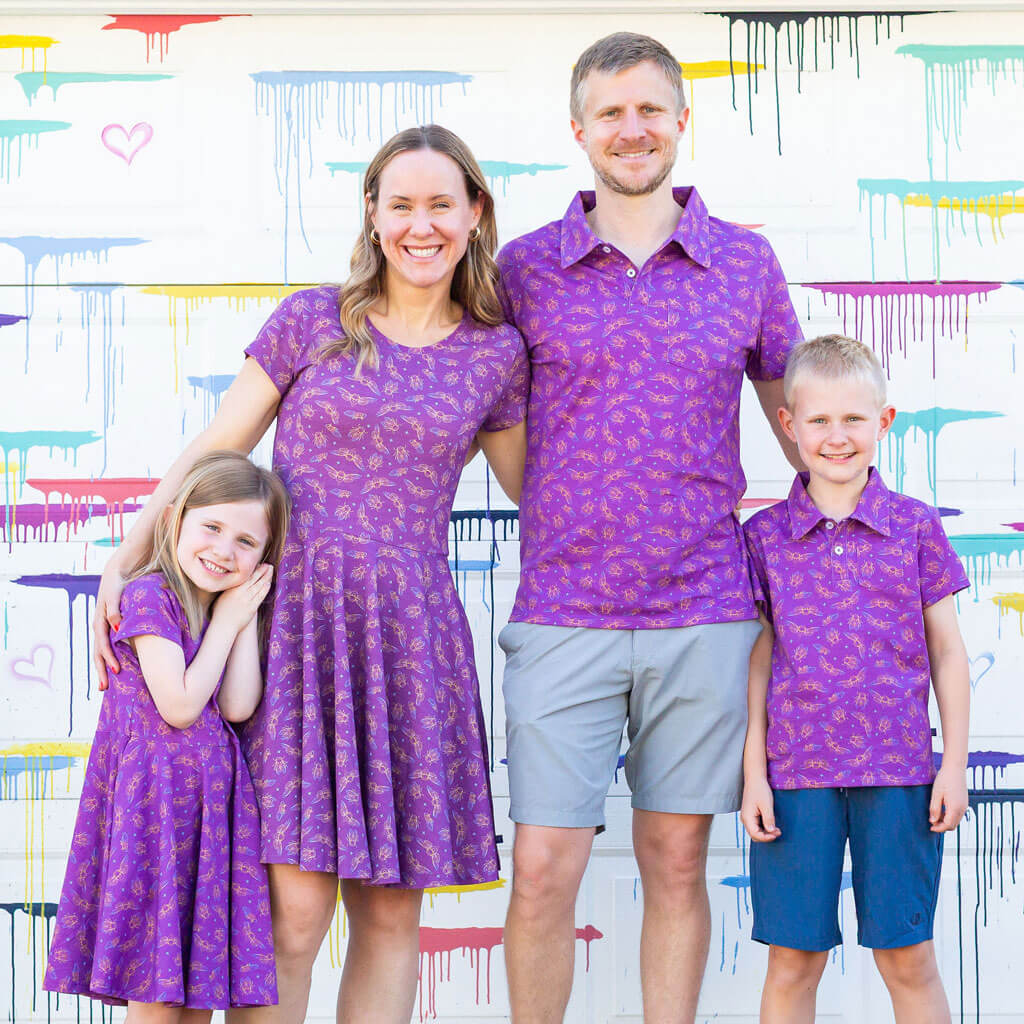 Adult "Emergence" Cicadas Short Sleeve Polo Shirt