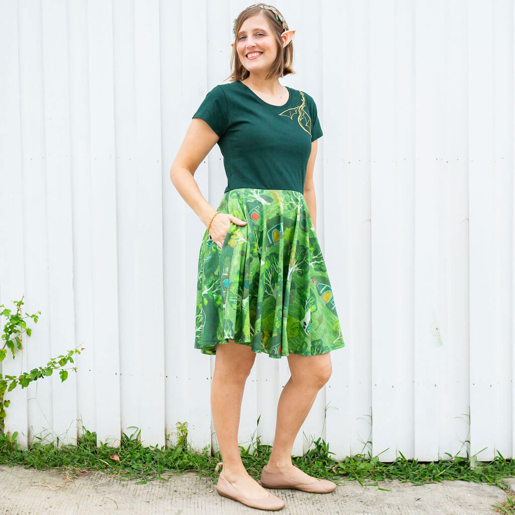 Adult "It Has Pocketses!" Hill Houses Super Twirler Dress with Pockets