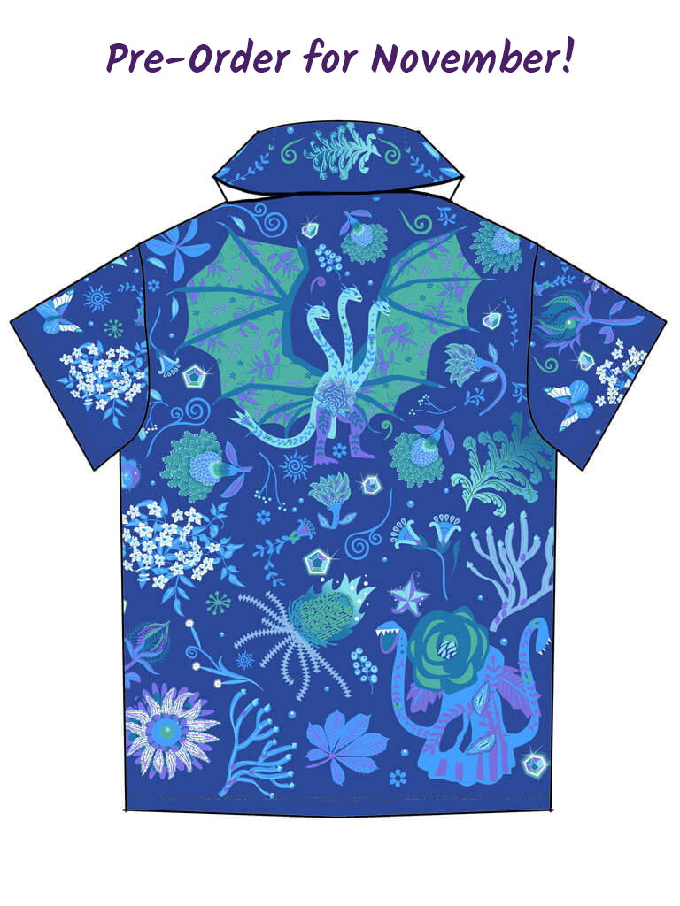 Adult "Beast Mode" Kaiju Monsters Short Sleeve Polo Shirt