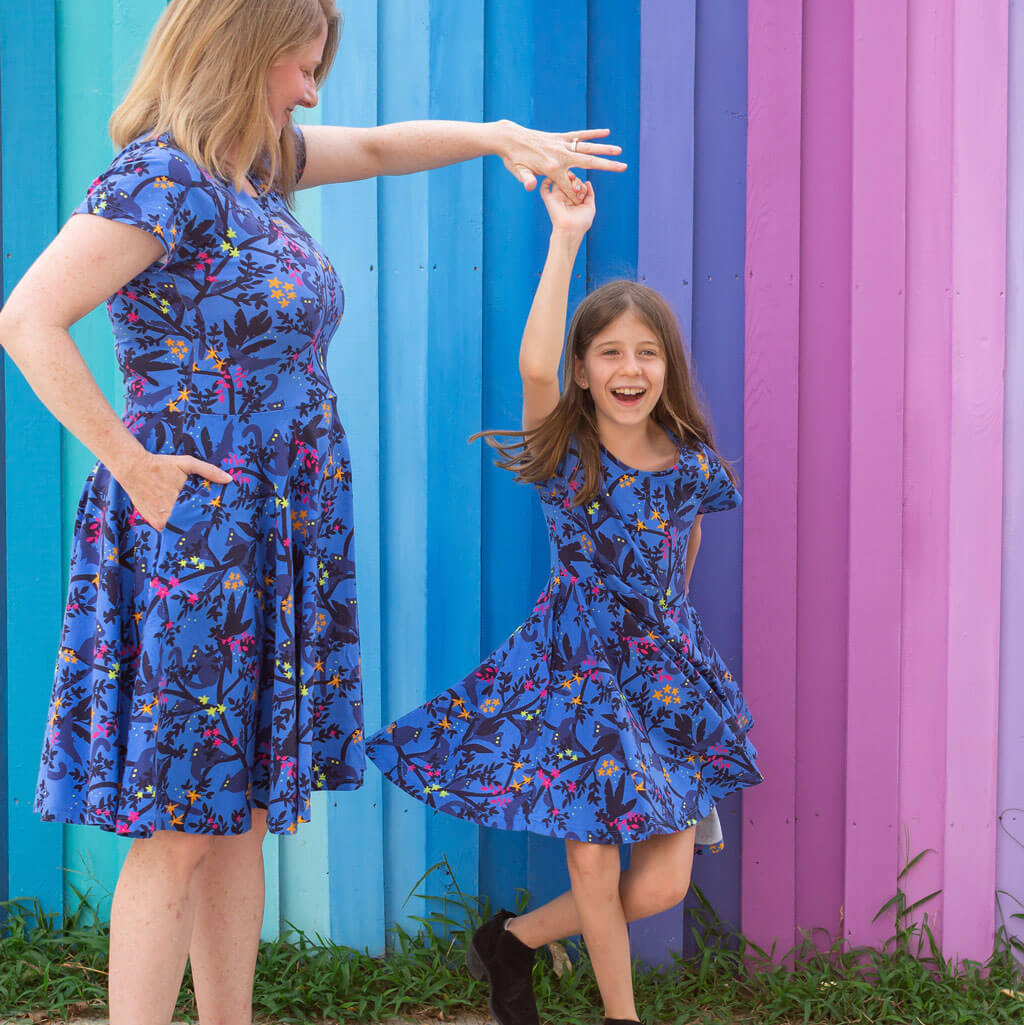 "Who Glows There" Night Creatures Super Twirler Dress with Pockets