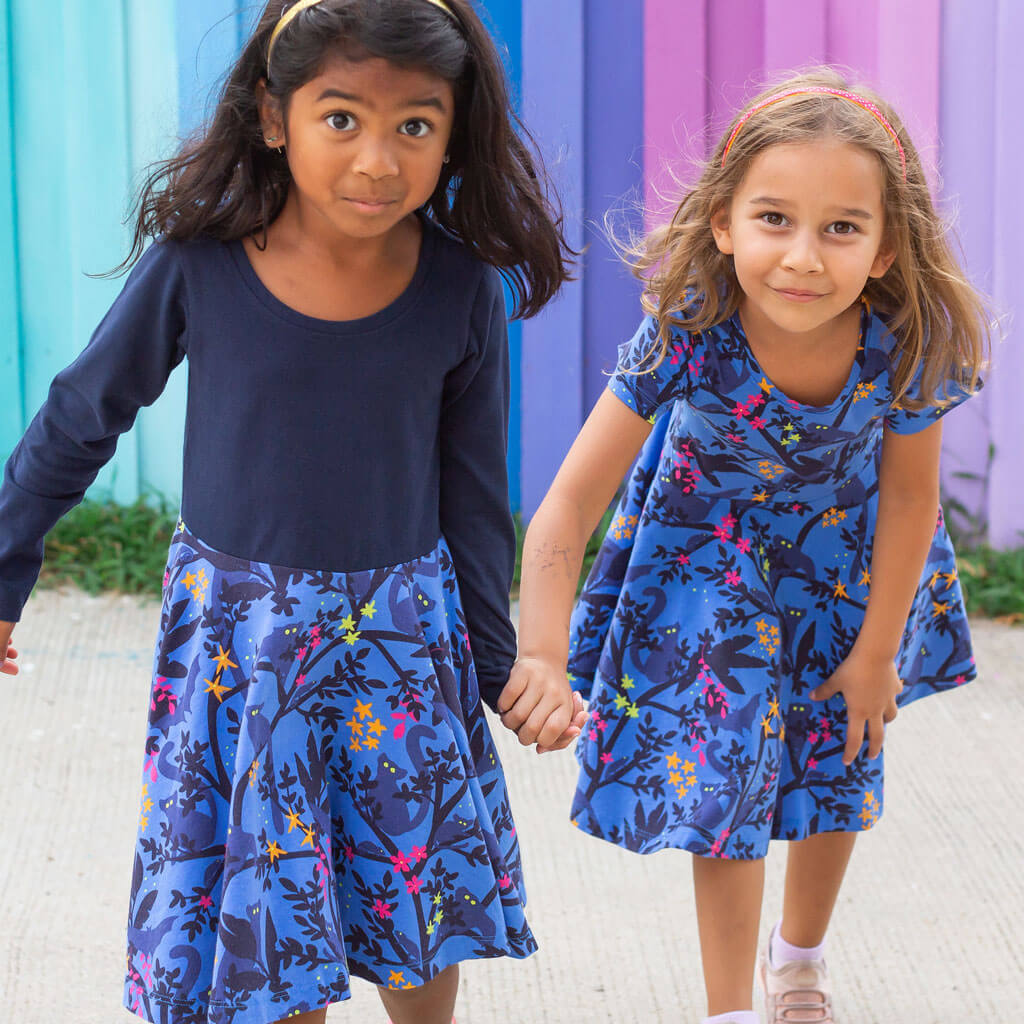 "Who Glows There" Night Creatures Super Twirler Dress with Pockets