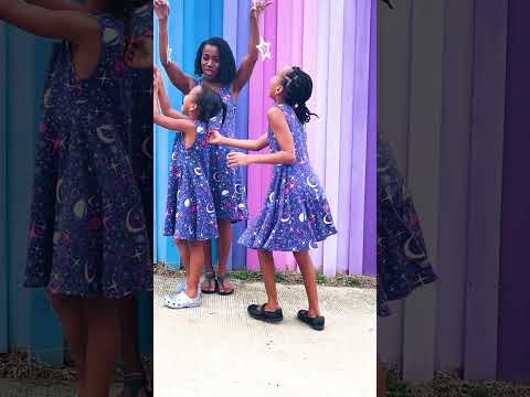 "Stardust" Sparkling Space Sleeveless Play Dress with Pockets