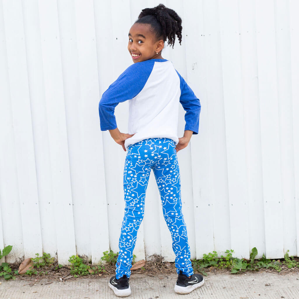 Star-Spangled Leggings with Pockets
