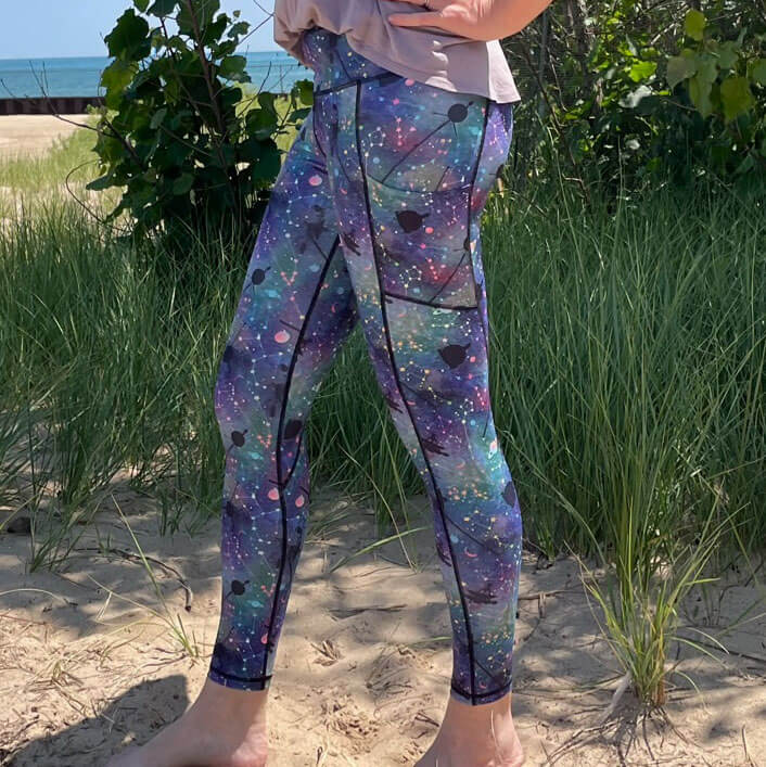 Adult "Far Skies" Voyager Leggings with Pockets