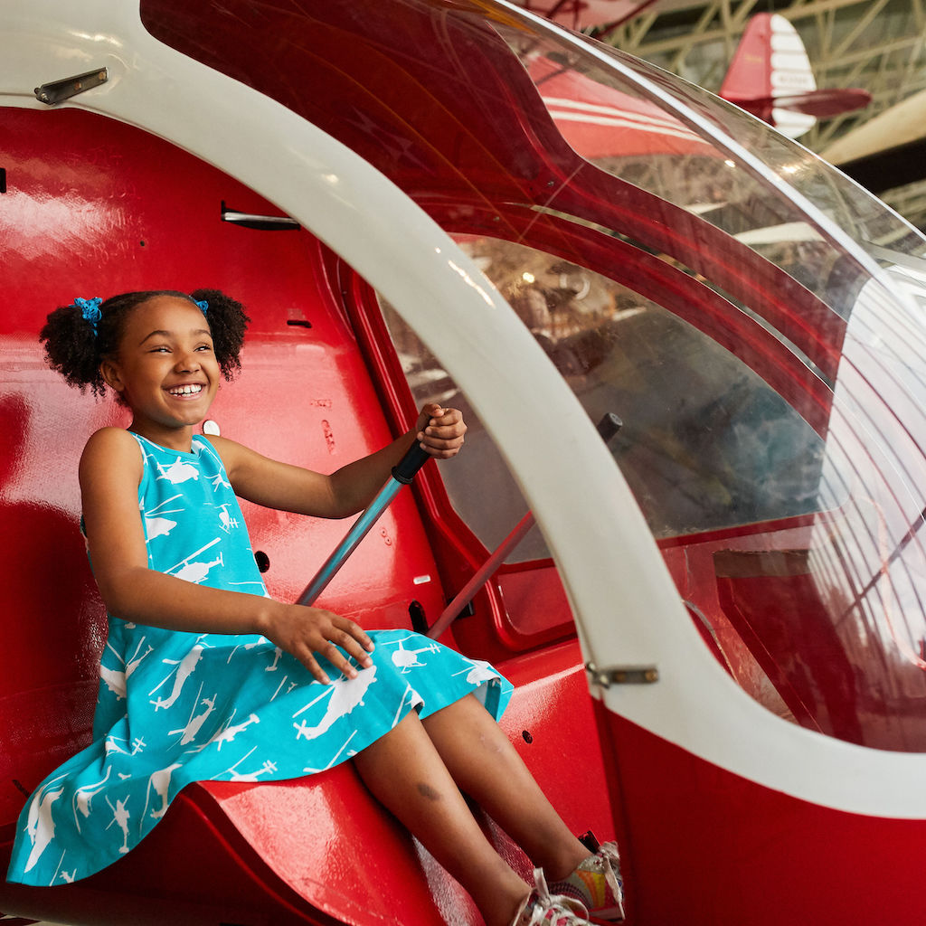 Helicopters Skater Play Dress with Pockets