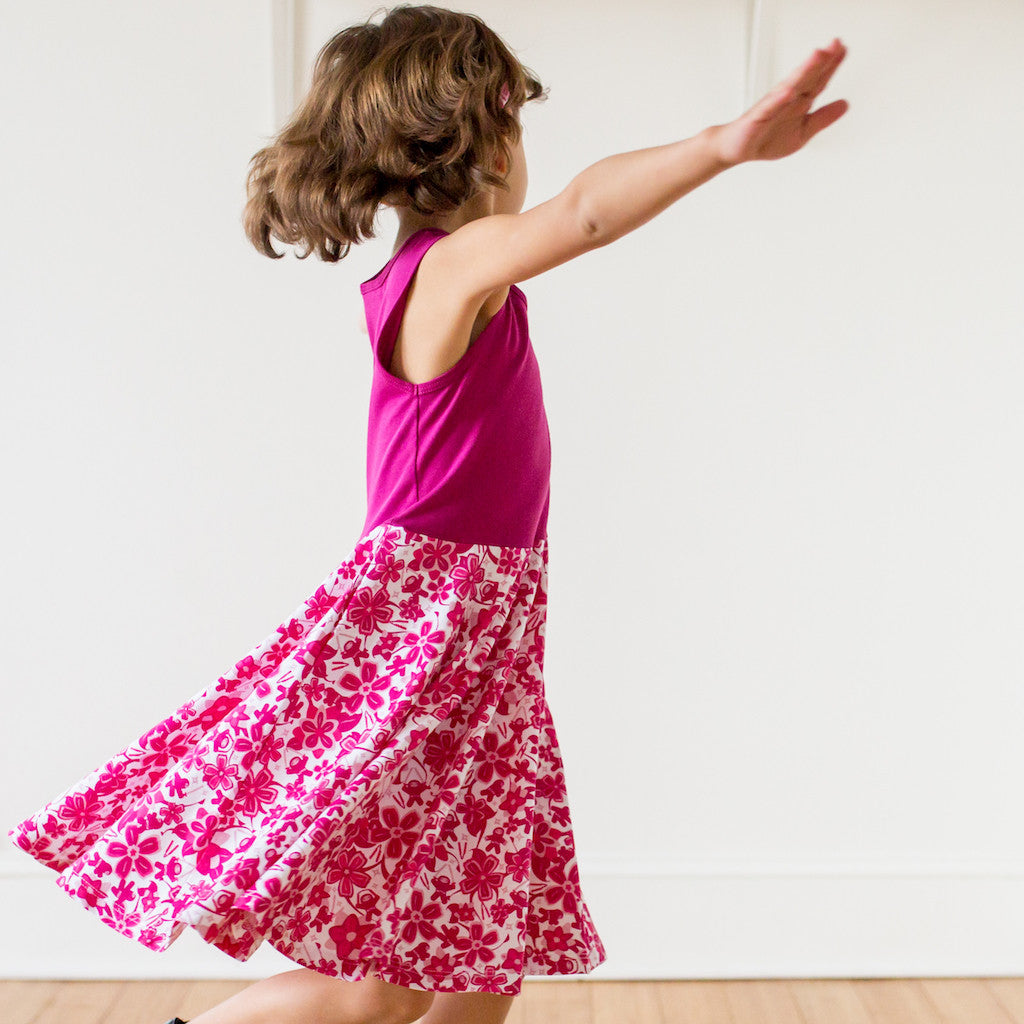 Super Secret Hidden Ninja Twirly Play Dress with Pockets