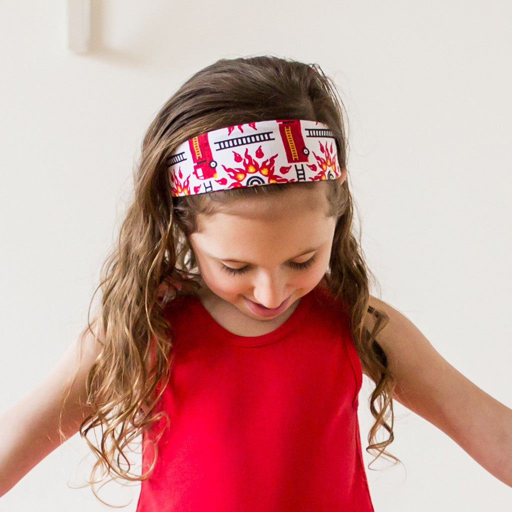 "Rescue Ready" Fire Engine Headband - Child