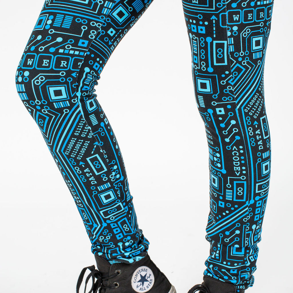 "Up to Code" Circuits Leggings with Pockets