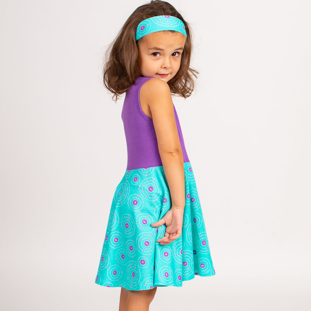 "Up and Atom" Chemistry Twirly Play Dress with Pockets