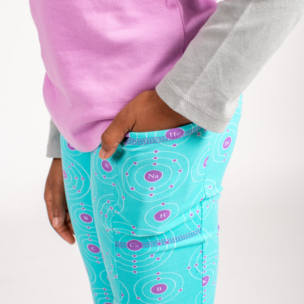 "Up and Atom" Chemistry Leggings with Pockets