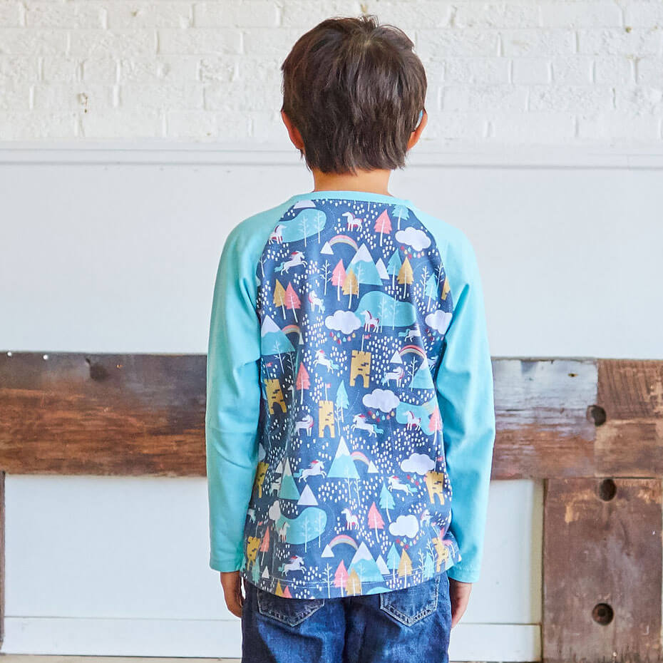 Unicorn Adventures Long Sleeve Raglan Shirt