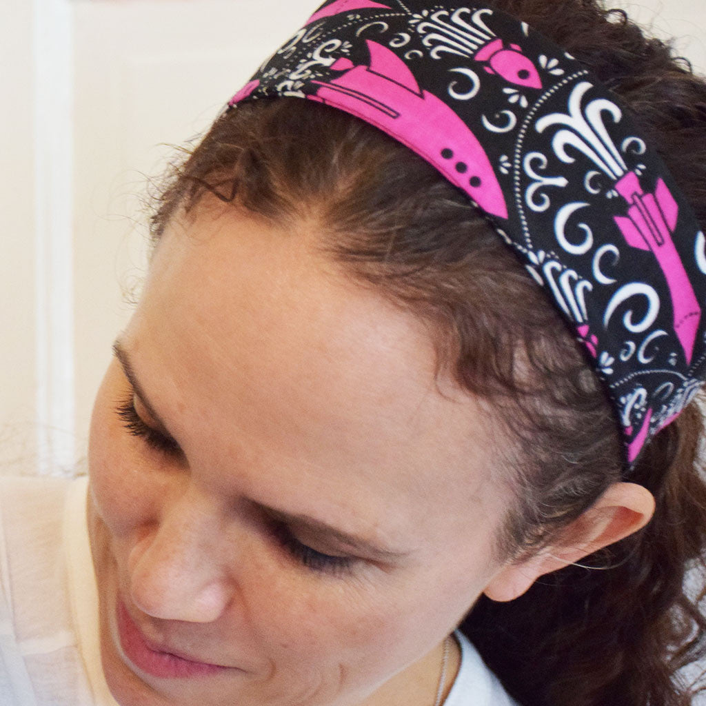 "Fleur-de-Liftoff" Rockets Headband - Adult - Princess Awesome