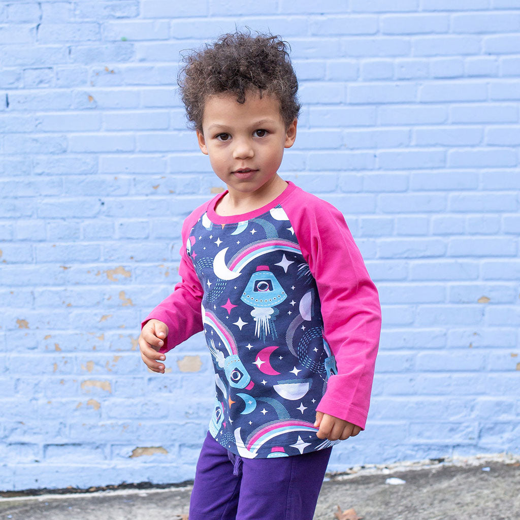 "Star Search" Astronauts Long Sleeve Raglan Shirt