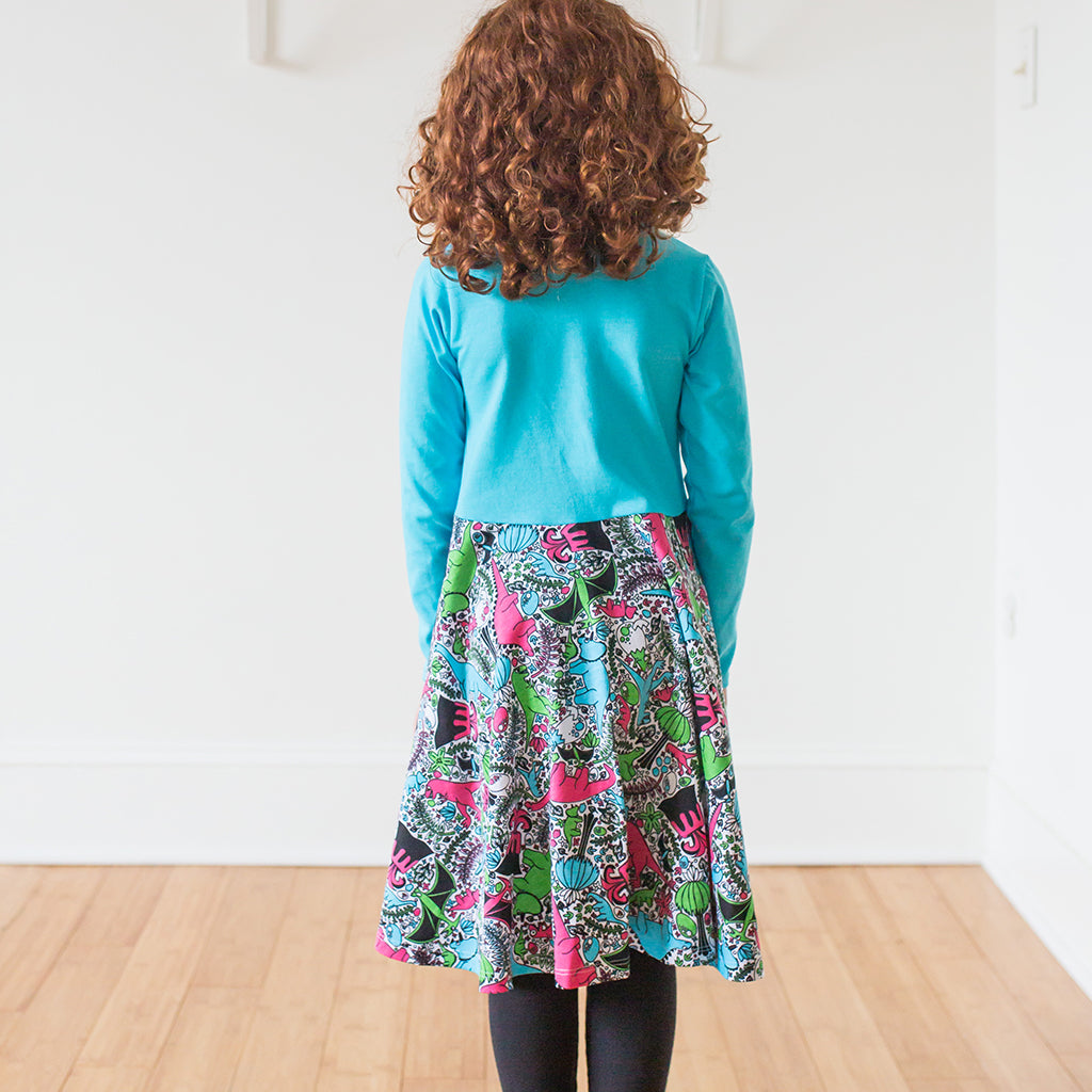 "She-Rex" Dinosaurs Twirly Play Dress with Pockets