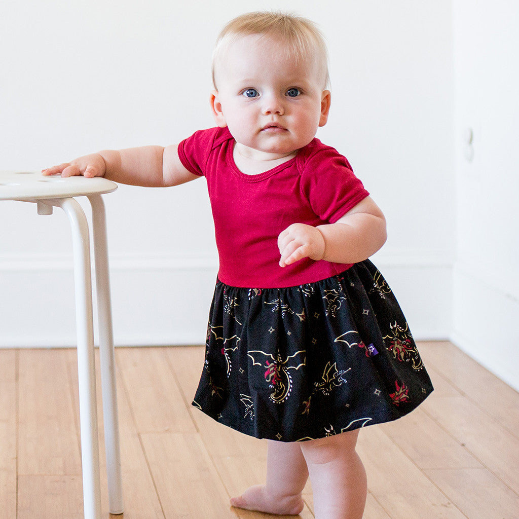 "Fire Flight" Dragons Infant Snapsuit - Princess Awesome - 3