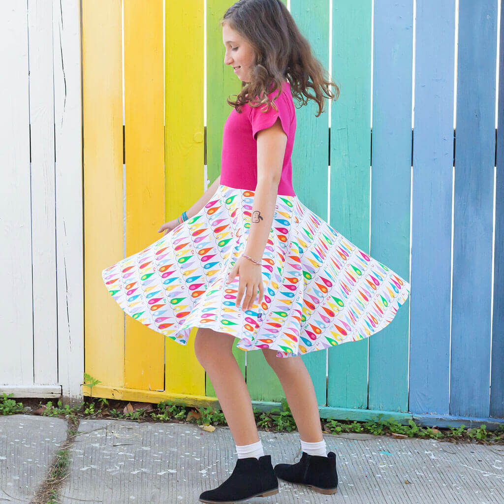 "Hall of Flame" Chemistry Experiments Super Twirler Dress with Pockets