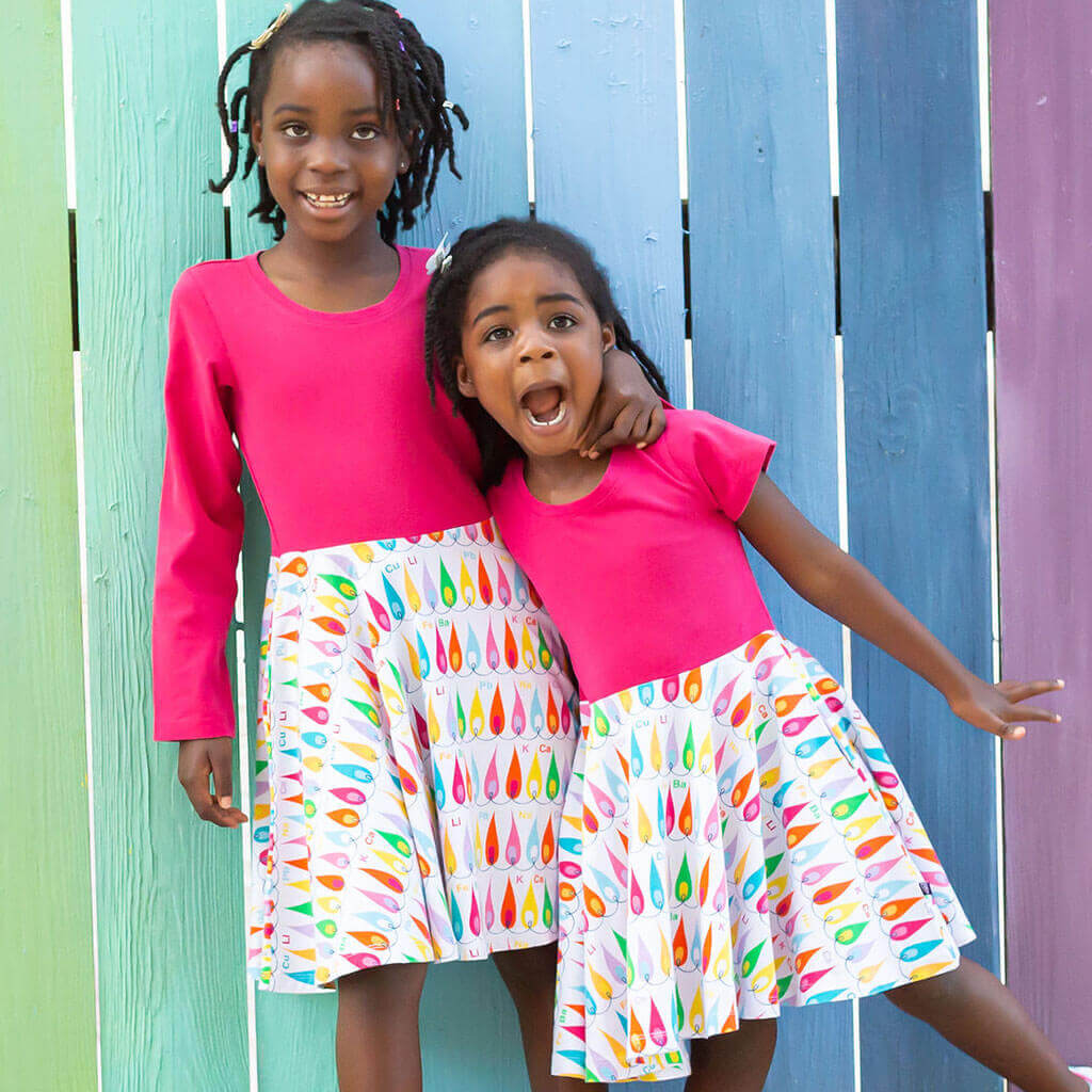 "Hall of Flame" Chemistry Experiments Super Twirler Dress with Pockets