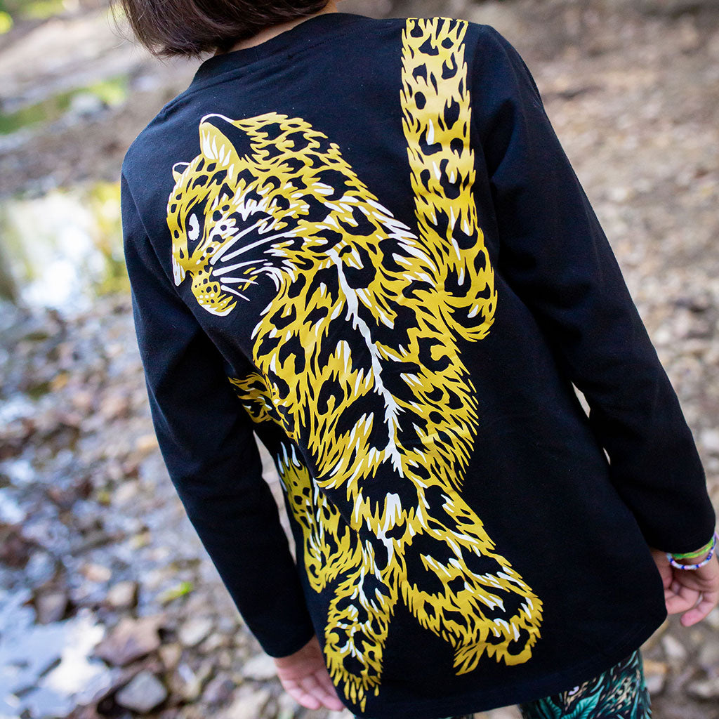 Leopard Long Sleeve Tunic Shirt