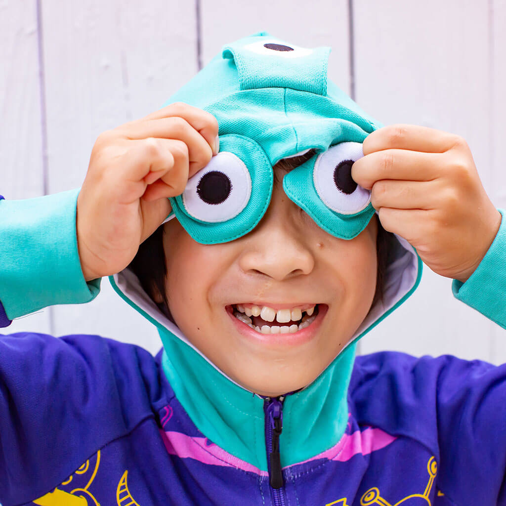 Happy Little Monsters French Terry Pocket Hoodie