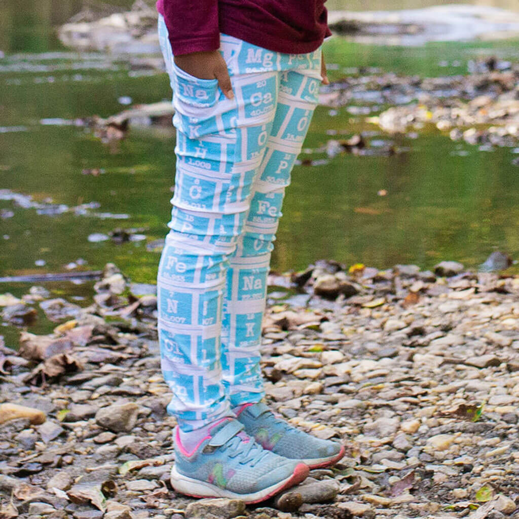 "Elements of Style" Periodic Table Leggings With Pockets