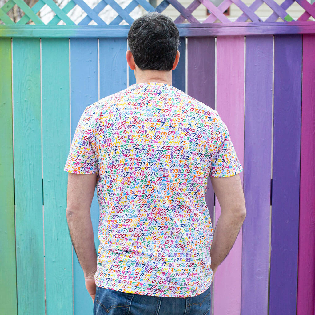 Adult Pi Digits Short Sleeve Pocket Tee