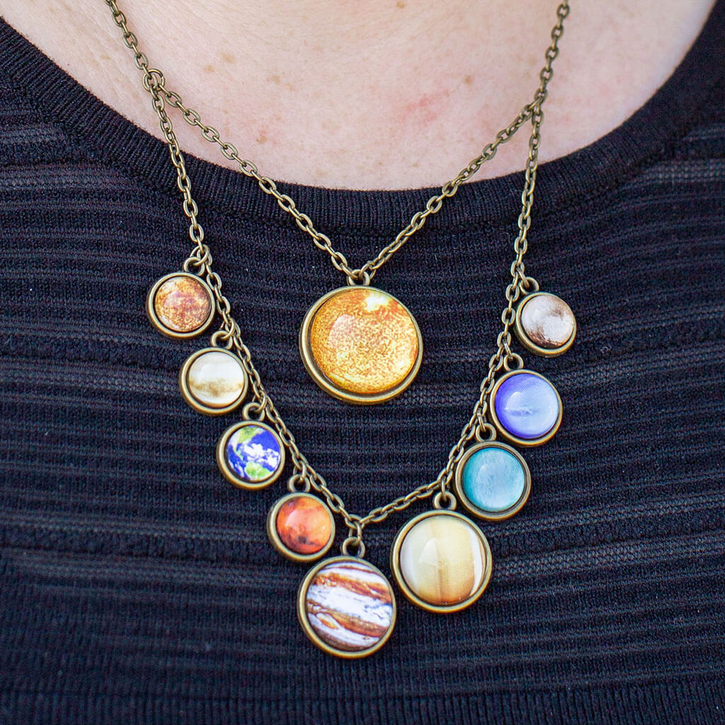 Solar System Necklace