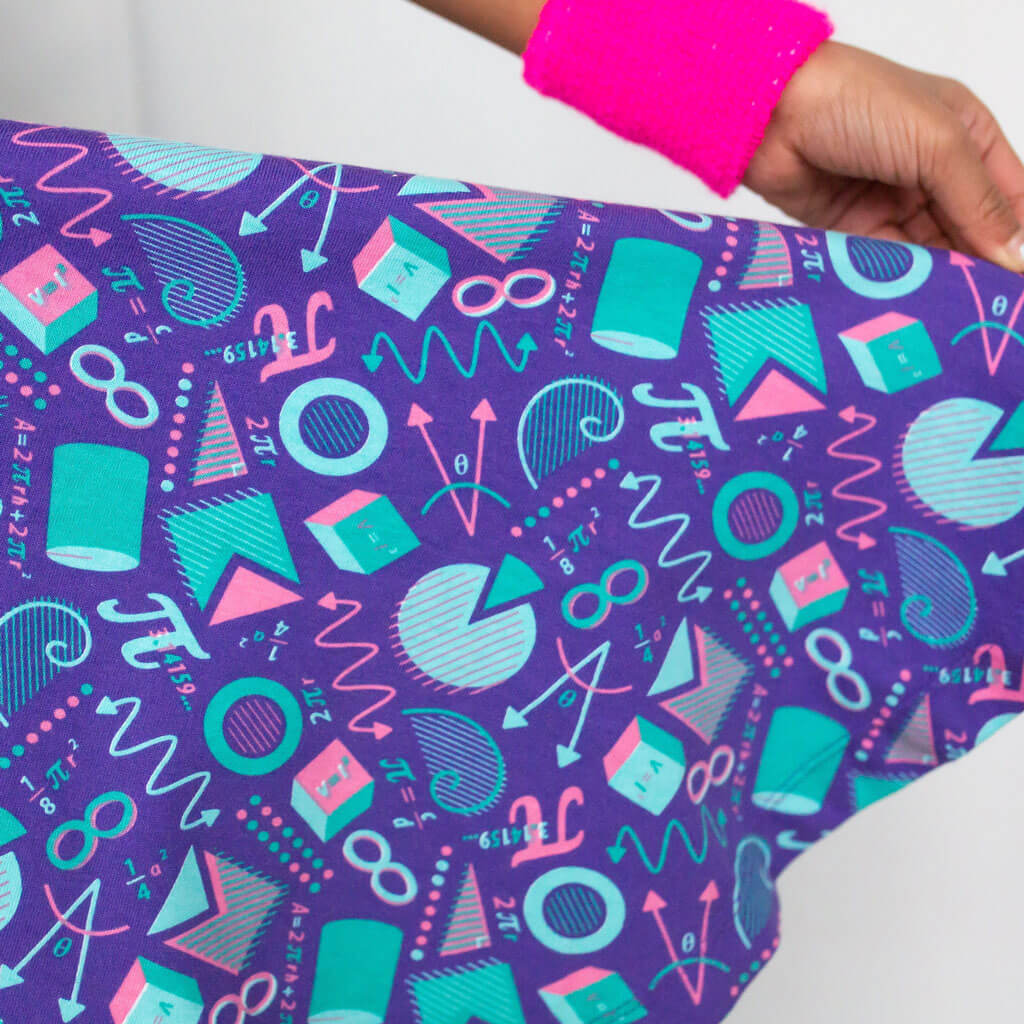 "Saved by the Pi" Totally 80s Math Super Twirler Dress with Pockets