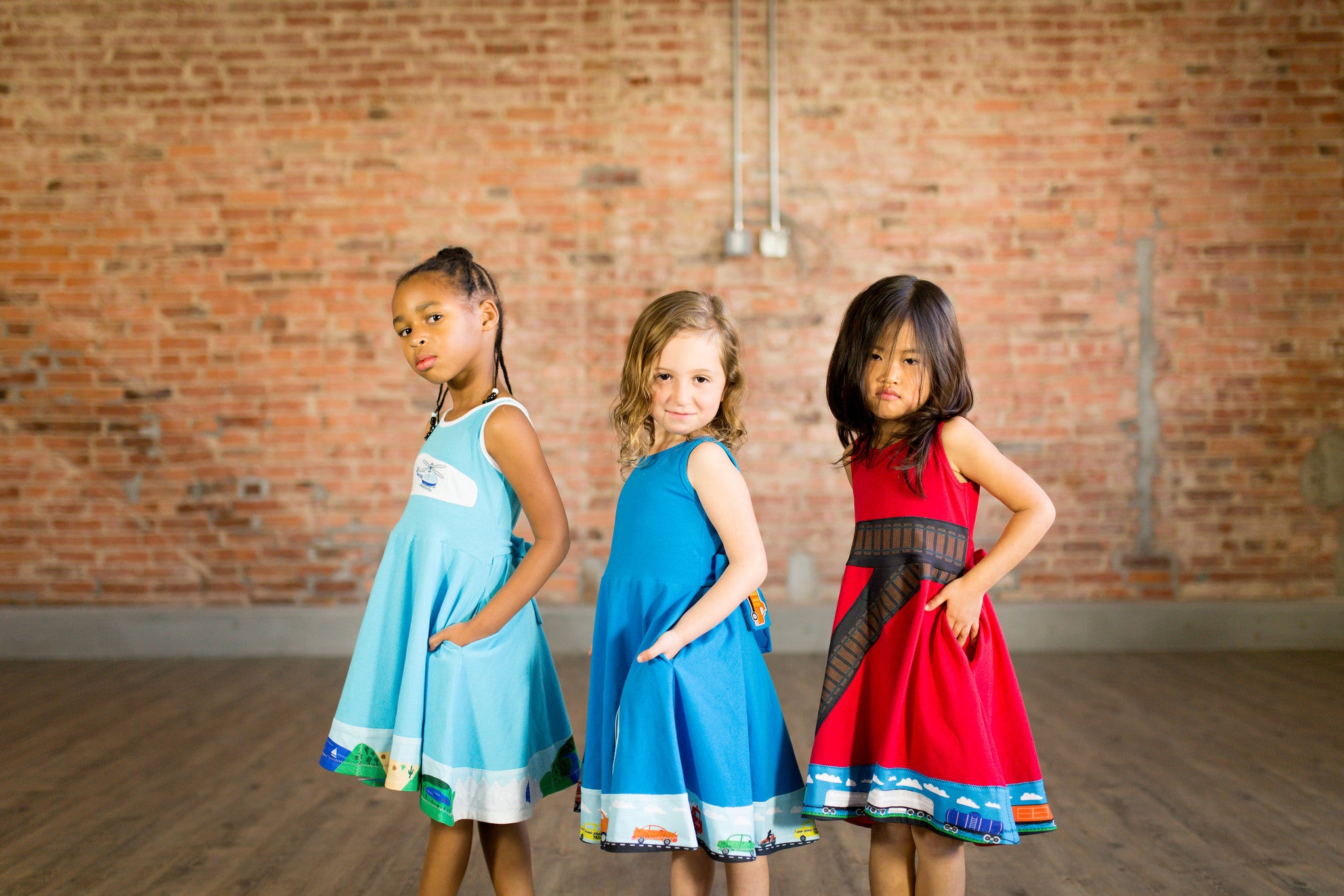 open lace back dress Trains Busy Dress with Pockets 4T main image 0