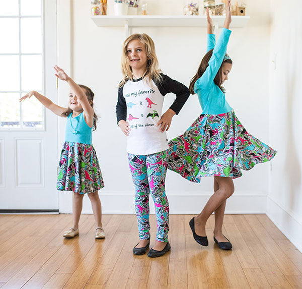 Introducing the "She-Rex" Dinosaurs Leggings and Shirt Collection!