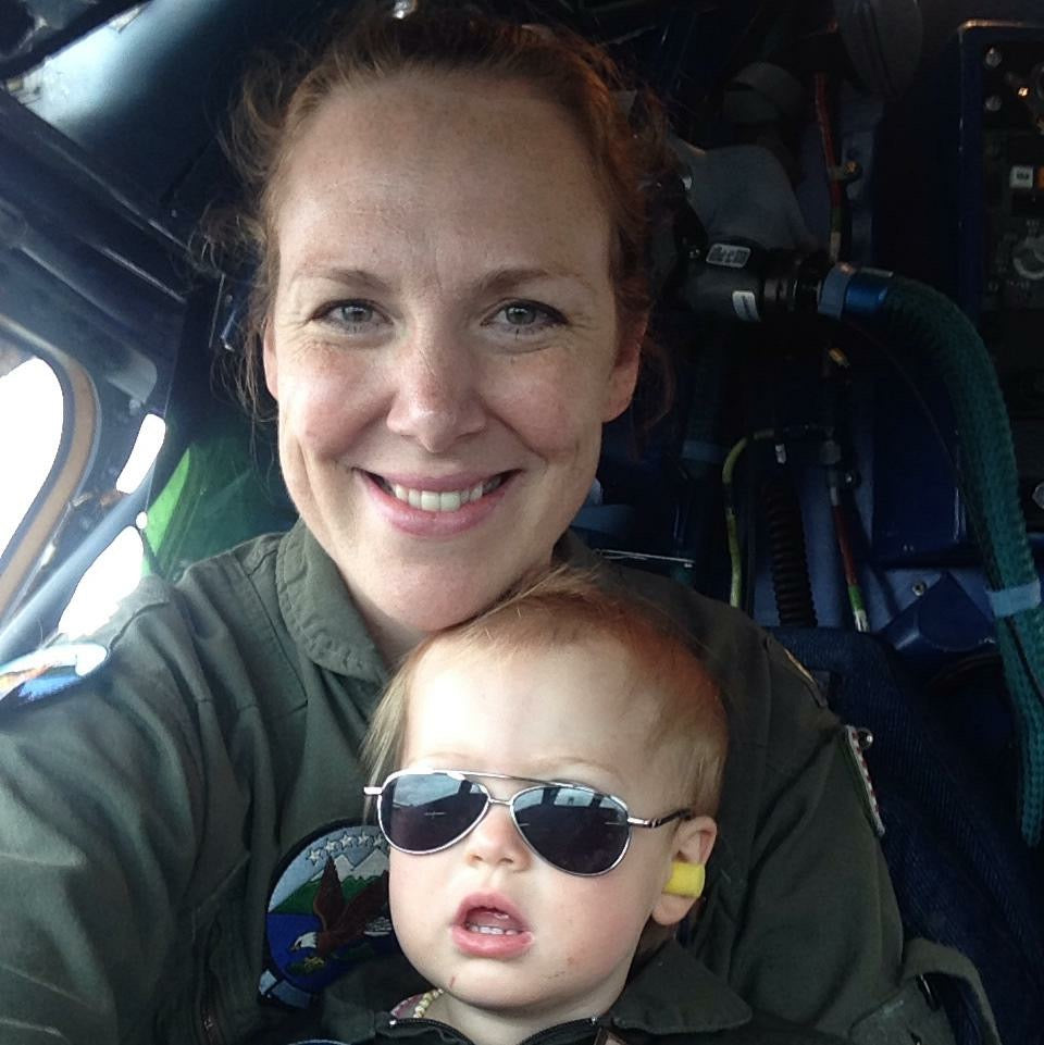 What Kids See When Mama is a Navy Pilot
