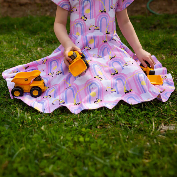 princess awesome rocket dress Blast from the Past" Rockets Short Sleeve Super Twirler Dress with Po