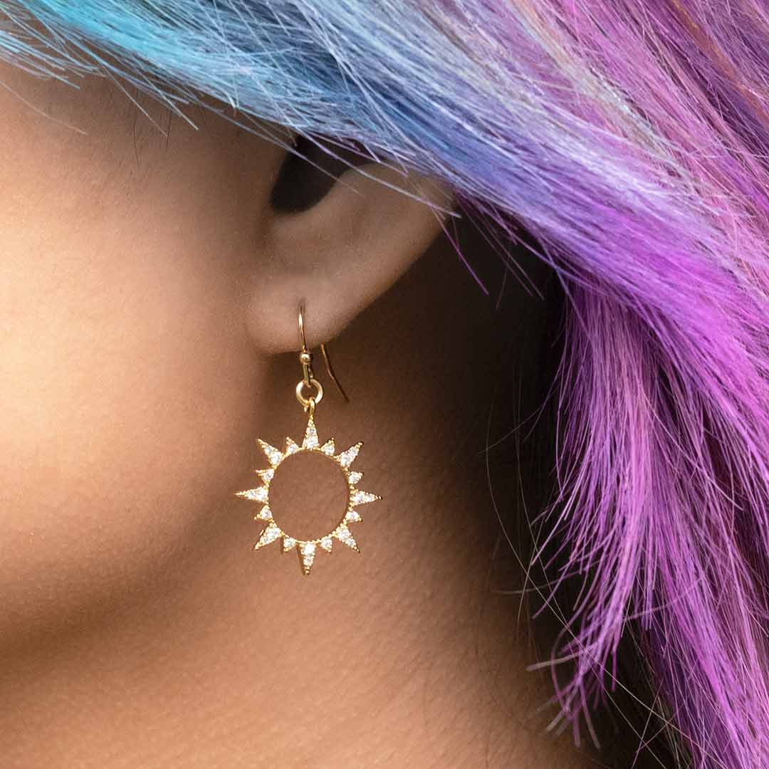 Eclipse Solar Totality Earrings