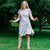 Adult "Staff Meeting" Rainbow Music Notes Super Twirler Dress with Pockets