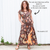 Adult Purple "Beast Mode" Kaiju Monsters Cap Sleeve Maxi Dress With Pockets