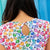 Adult "Jewelbug" Rainbow of Bugs Cap Sleeve Dress with Pockets