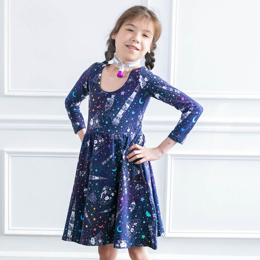 "One Small Step" Apollo Mission Dress with Pockets