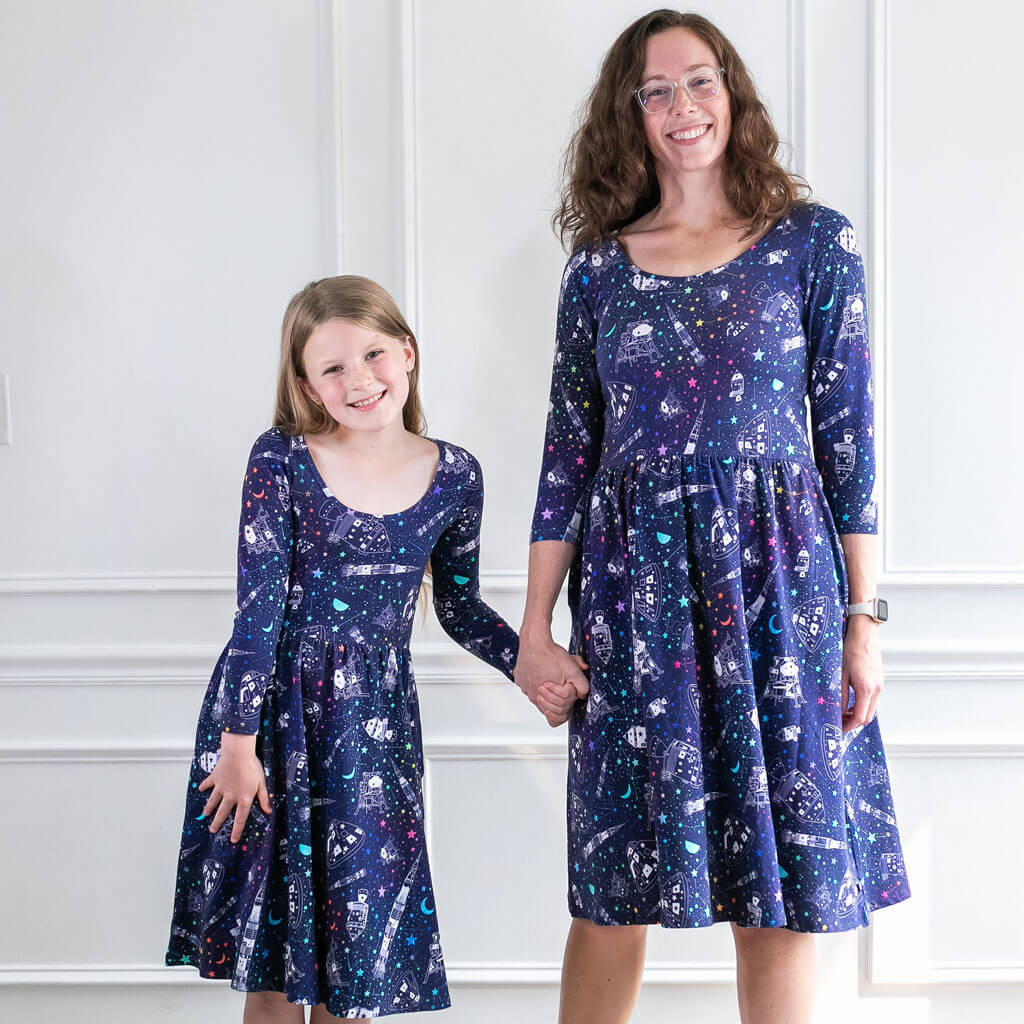 "One Small Step" Apollo Mission Dress with Pockets