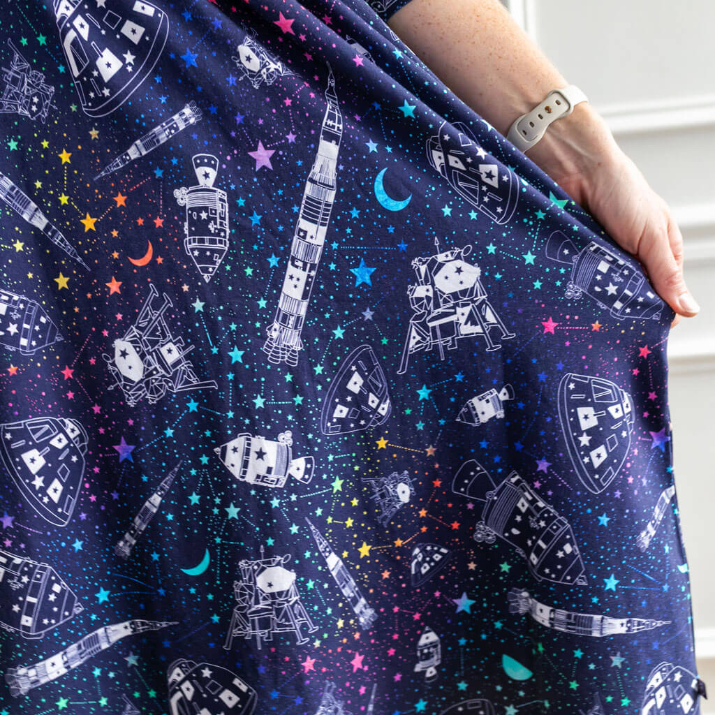 Adult "One Giant Leap" Apollo Mission Dress with Pockets