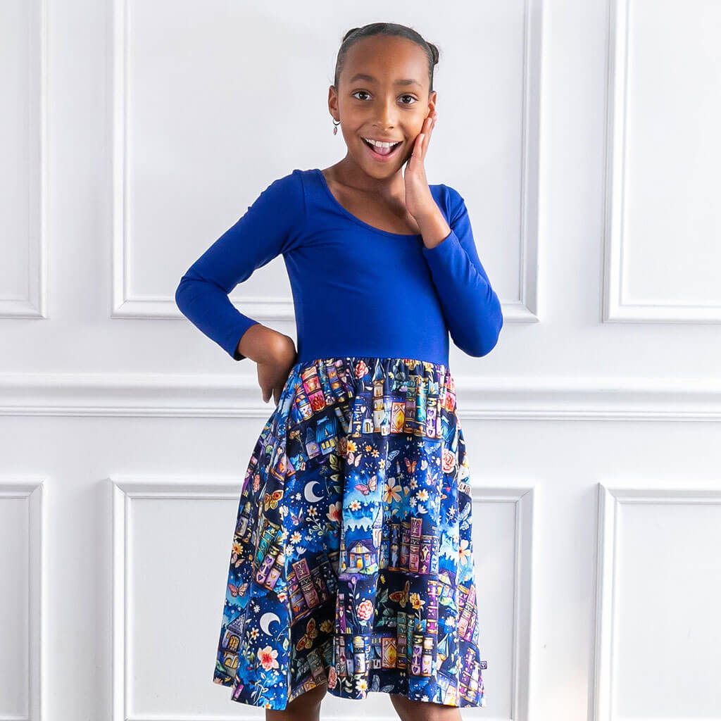 Bedtime Stories Dress with Pockets