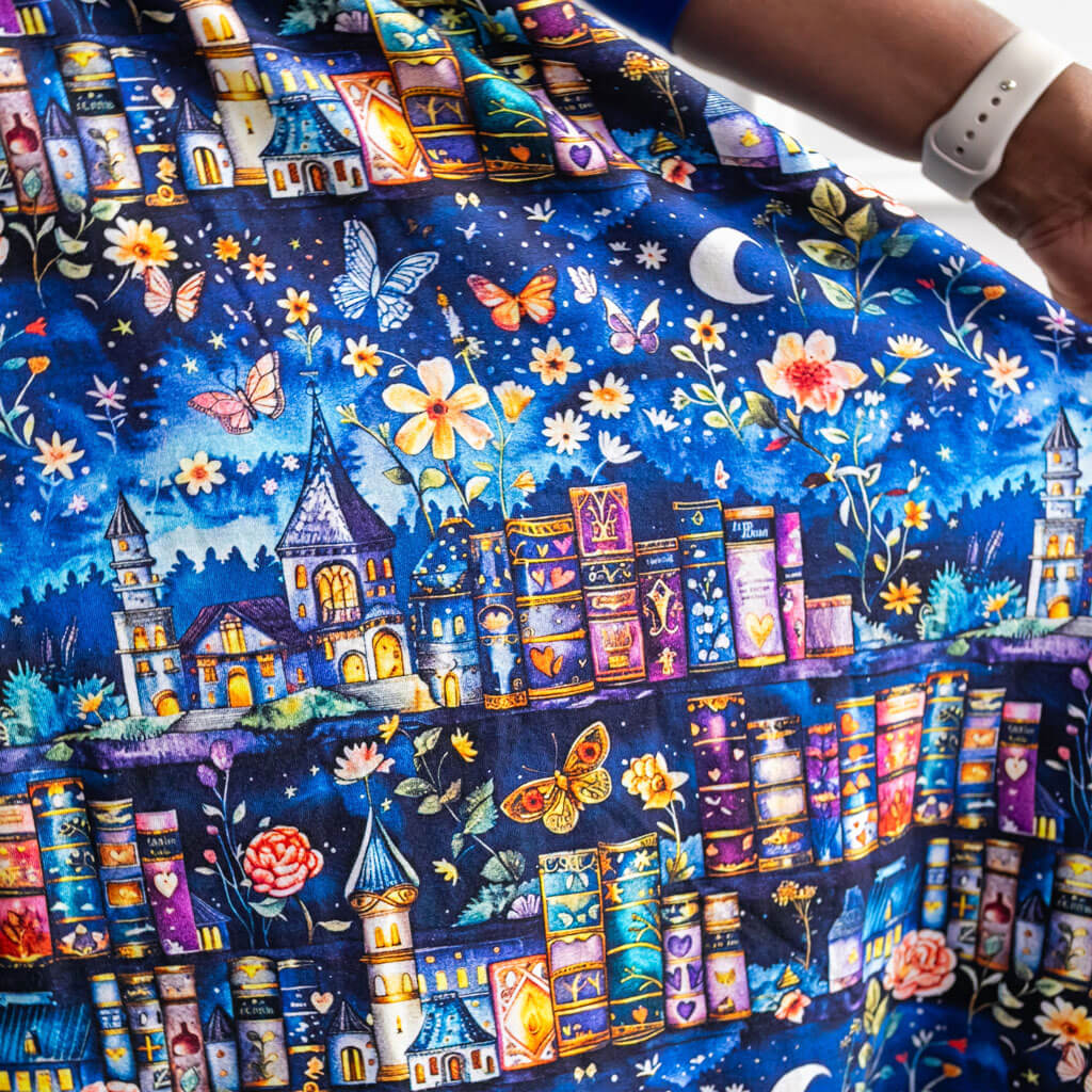 Adult Bedtime Stories Dress with Pockets