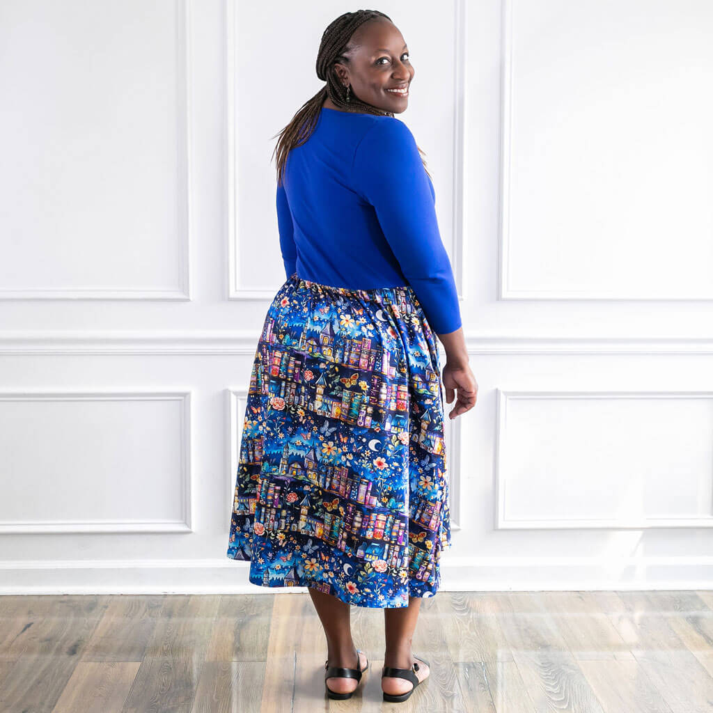 Adult Bedtime Stories Dress with Pockets