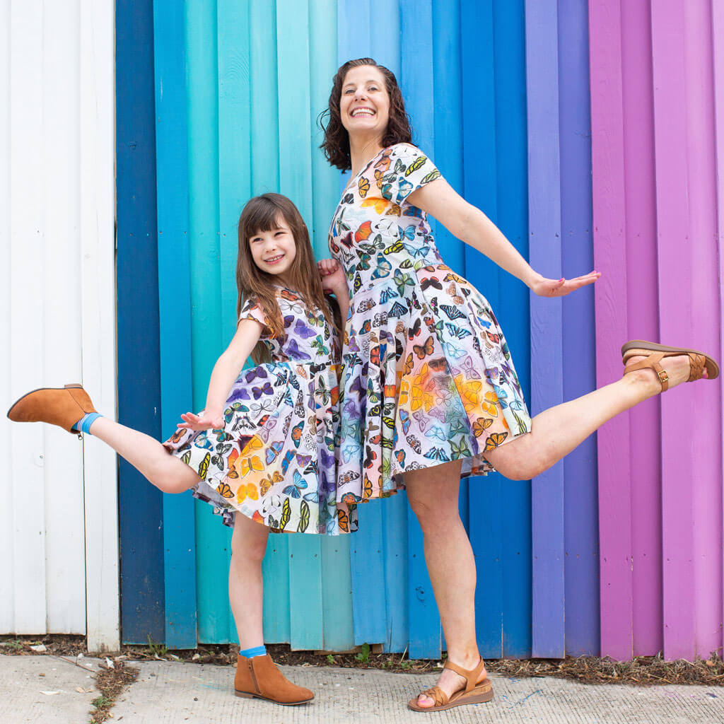 Butterfly Evolution Super Twirler Dress with Pockets