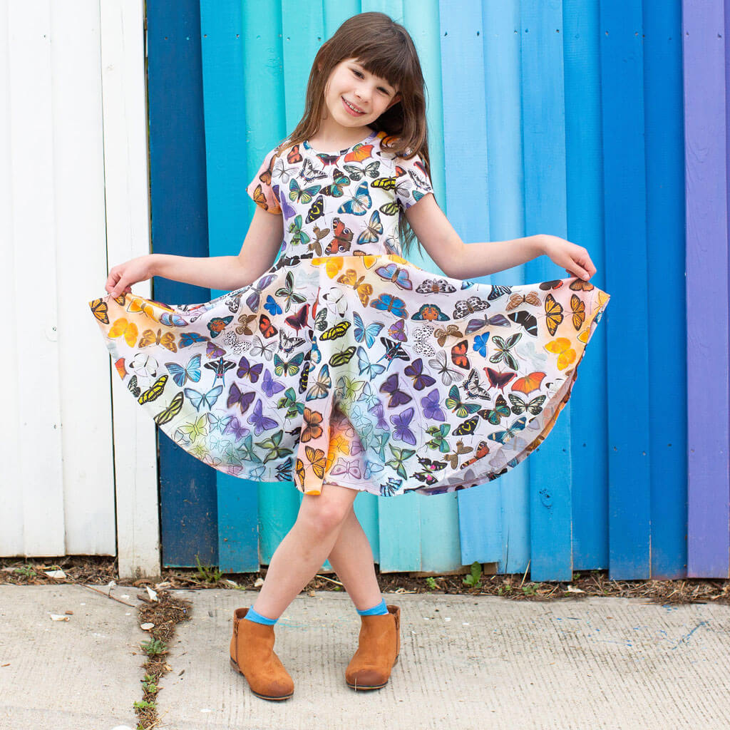 Butterfly Evolution Super Twirler Dress with Pockets