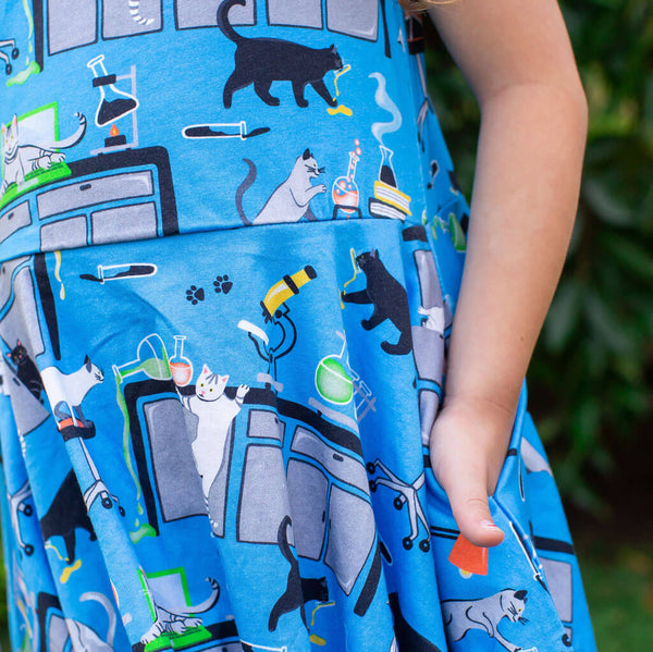 新品 maison mangostan cat dress ワンピース 10Y 新品 maison mangostan cat dress ワンピース 10Y