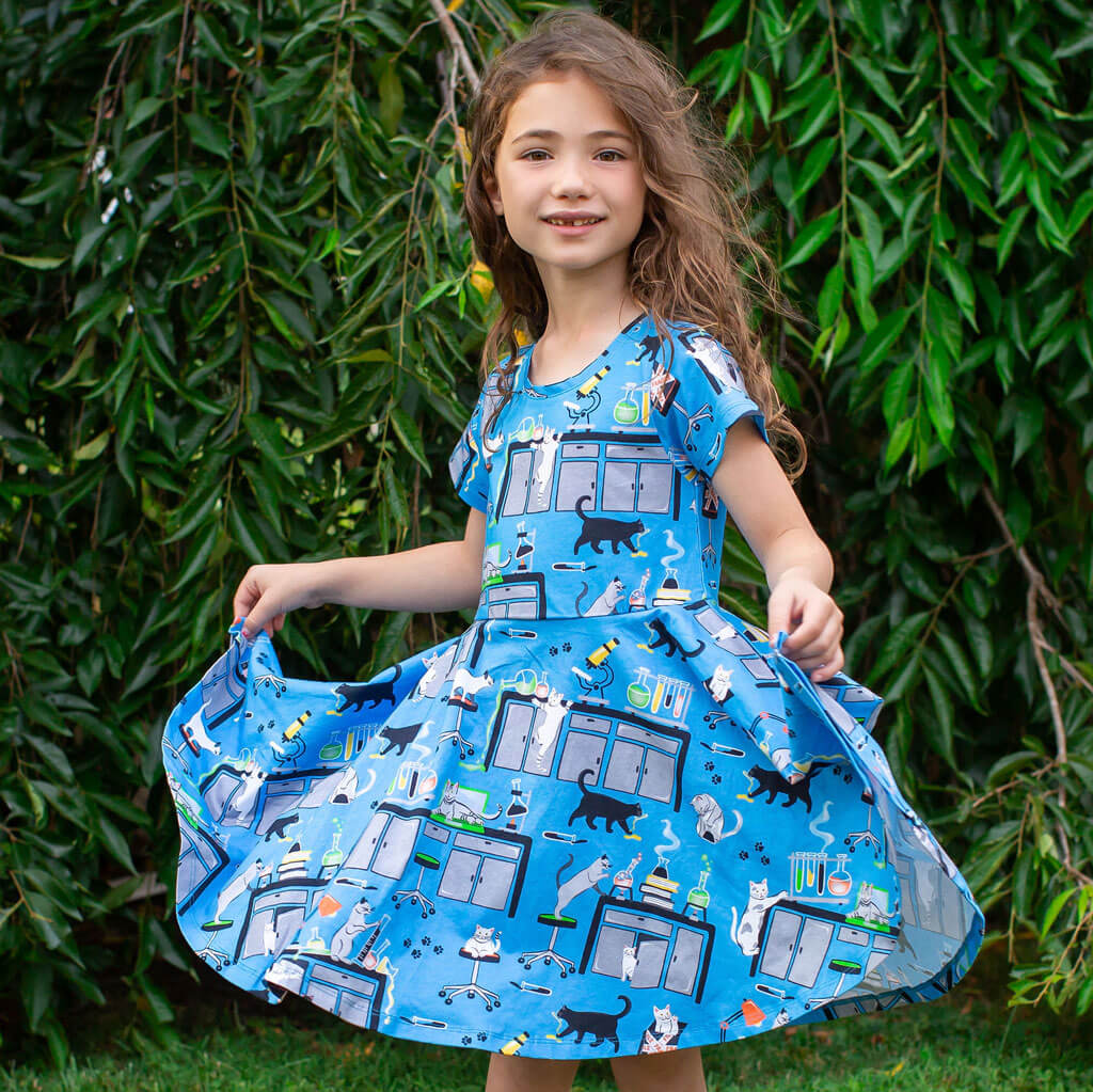 "CATalyst" Lab Disasters Super Twirler Dress with Pockets
