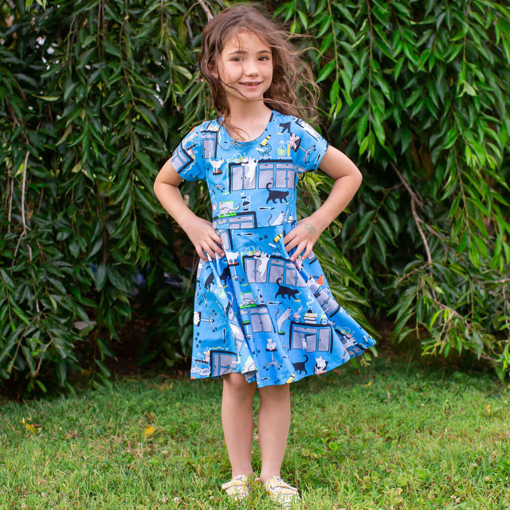 "CATalyst" Lab Disasters Super Twirler Dress with Pockets